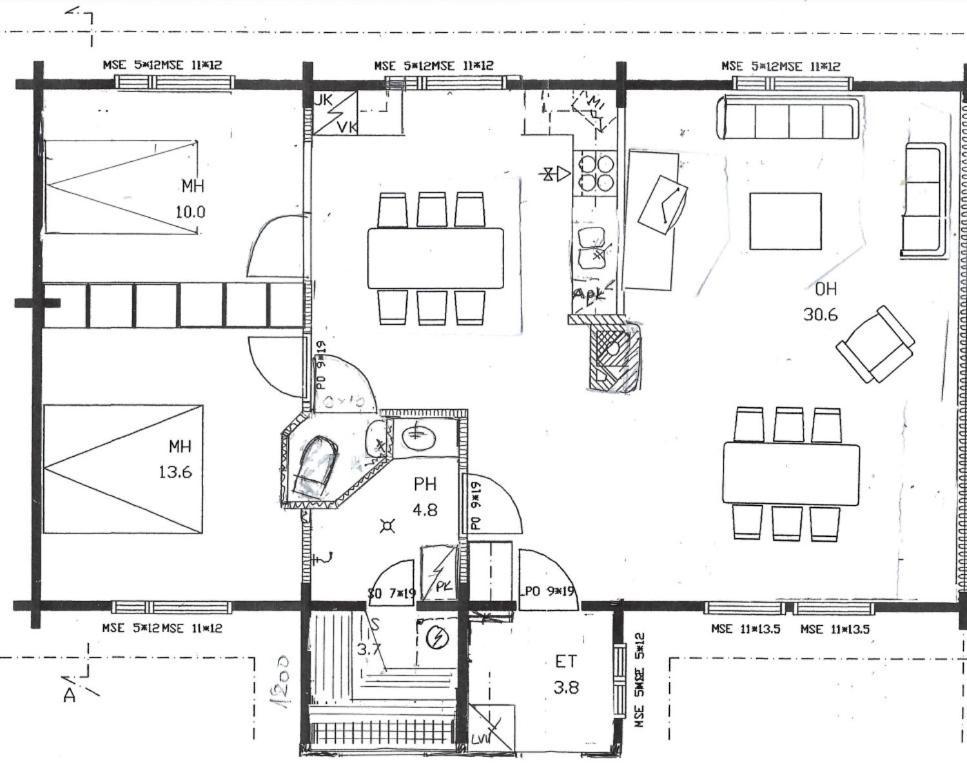 רובניימי Villa Aleksi With Sauna מראה חיצוני תמונה